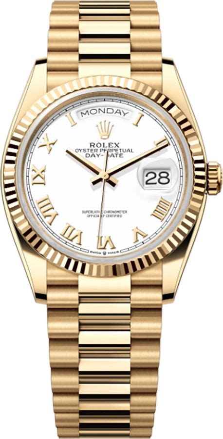 rolex day date 36 weißgold|Rolex Day-Date 128238.